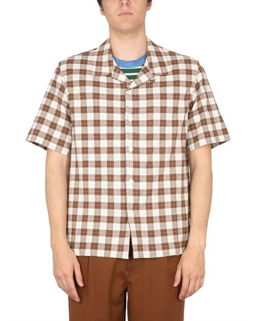 Howlin' By Morrison White Cotton Shirt for men