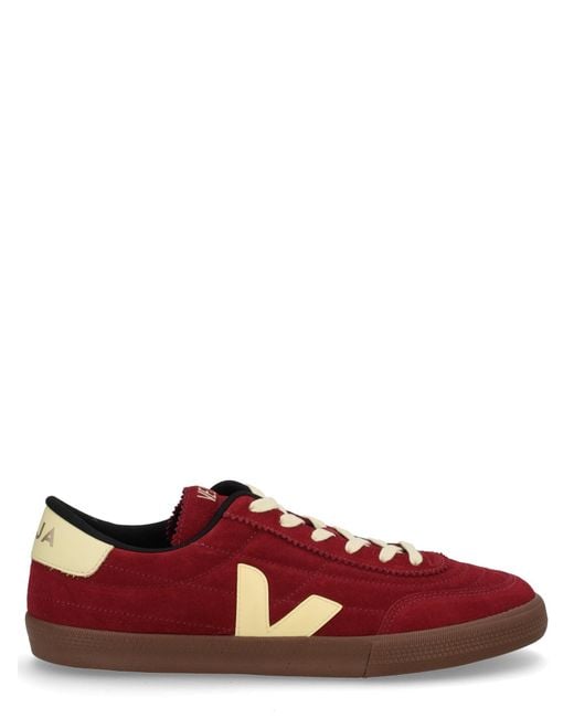 Veja Red Bordeaux Suede Sneaker