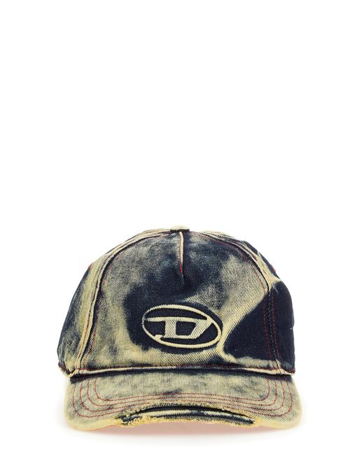 DIESEL Blue "Seymon" Baseball Cap for men