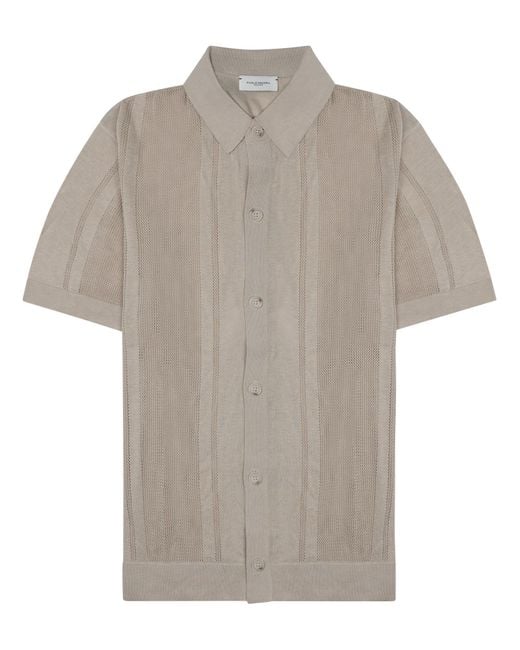 Paolo Pecora Gray Camicia for men