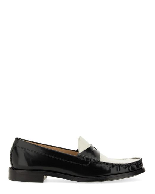 Stuart Weitzman Black Elegant Leather Loafers For
