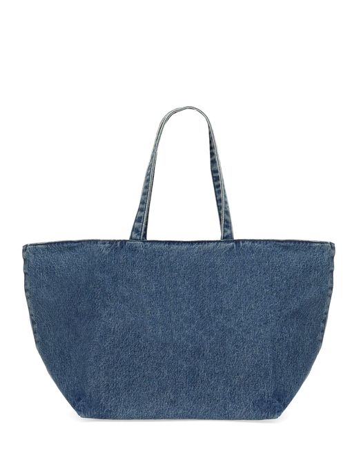 Borsa Tote Punch Medium di Alexander Wang in Blue