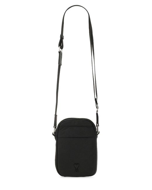 Borsa A Tracolla Small di AMI in White da Uomo