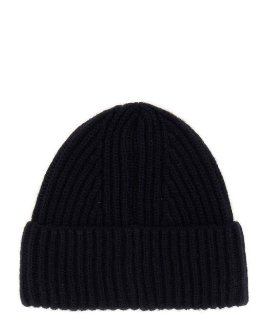 Cappello Beanie Con Patch Logo di Baracuta in Blue da Uomo