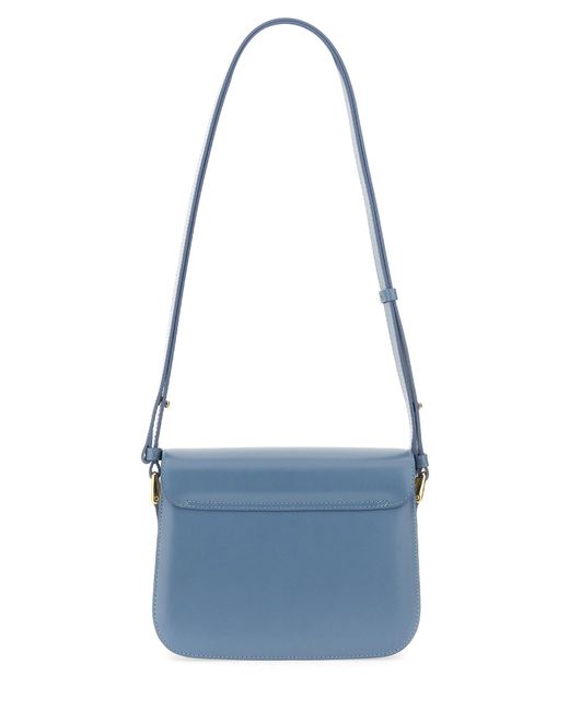 A. P.C. Borsa "Grace" Small di A.P.C. in Blue