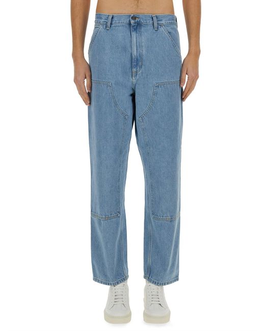 Carhartt Blue Denim Jeans for men