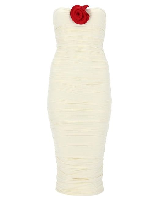LaRevêche White Abito "Mireya"