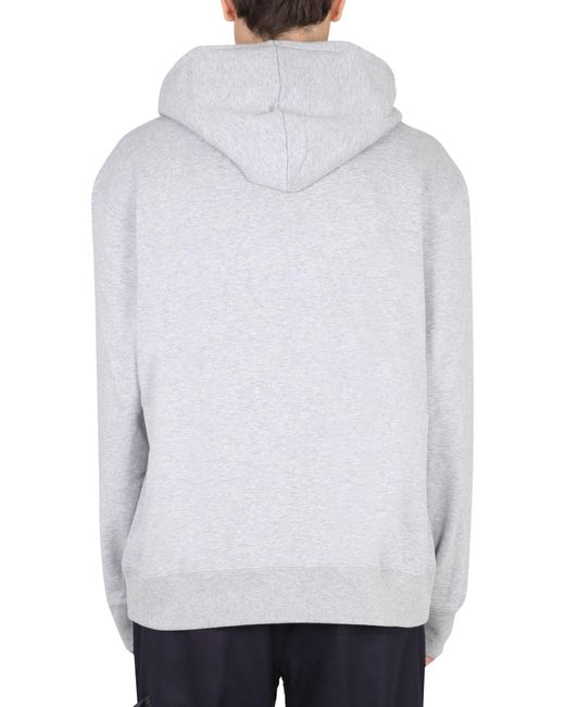 Felpa Con Cappuccio di Etro in Gray da Uomo