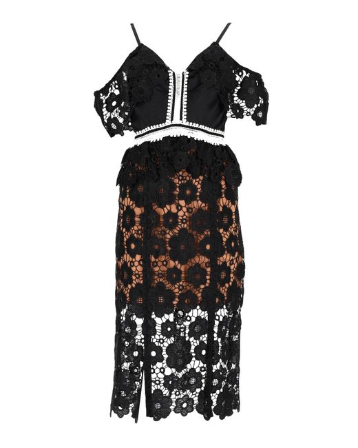 NJ COUTURE Black Abito