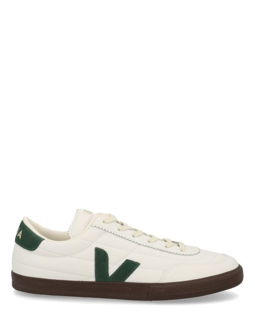 Veja White Multicolour Leather Suede Sneaker