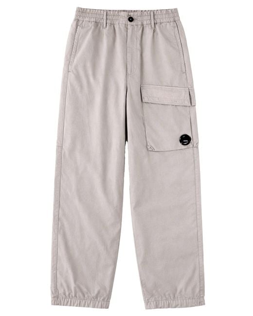 C P Company Multicolor Pantalone Cargo Con Patch Logo for men