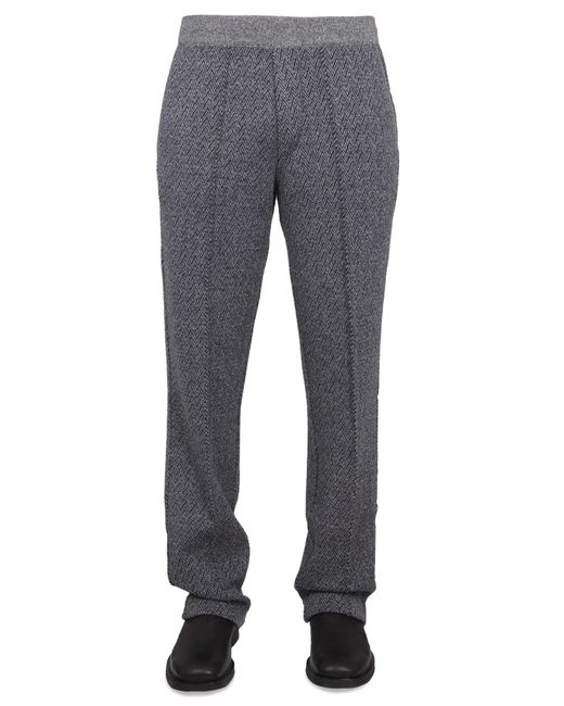 Missoni Gray Chevron Pants for men