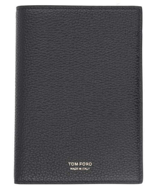 Tom Ford Black Porta Passaporto for men