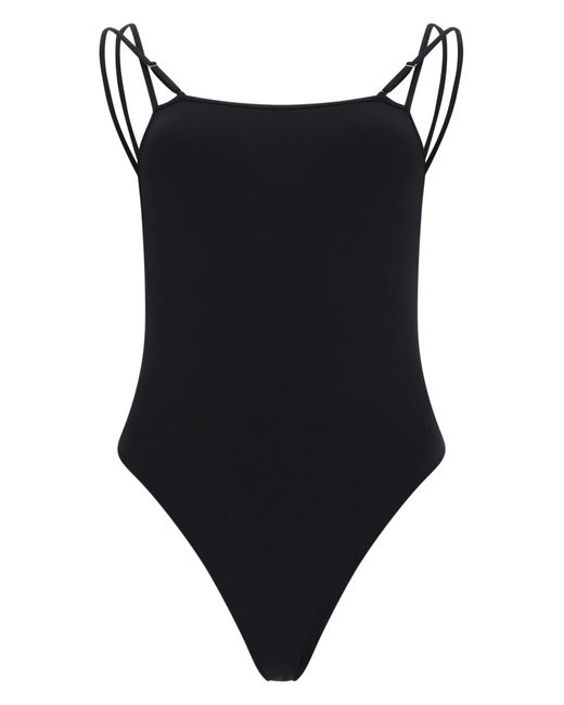 Tom Ford Black Solid Swimwear