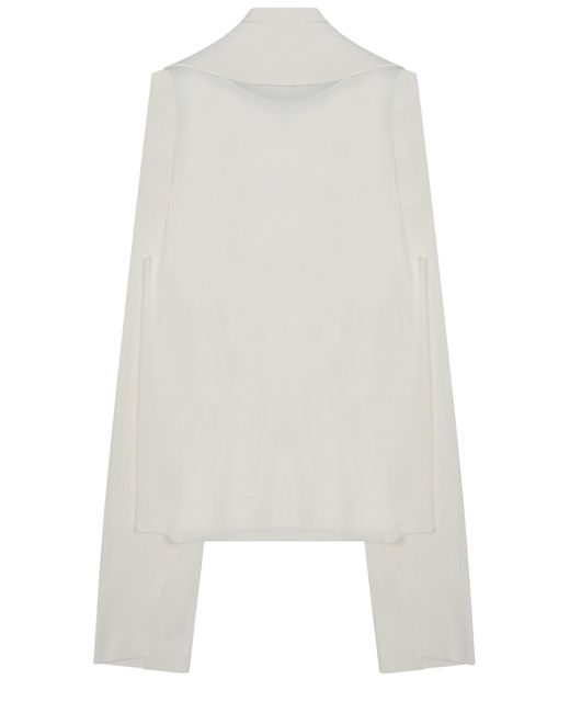 Alberta Ferretti White Elegant Mini Top For