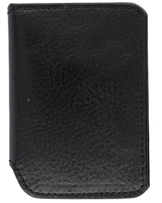 Our Legacy Black Cow Leather Wallet for men