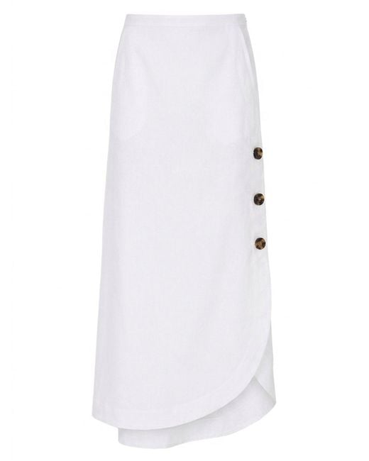 Max Mara White Gonna