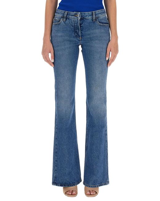 Off-White c/o Virgil Abloh Blue Flare Jeans
