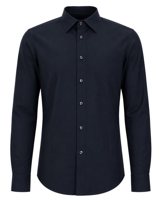 Brian Dales Blue Camicia for men