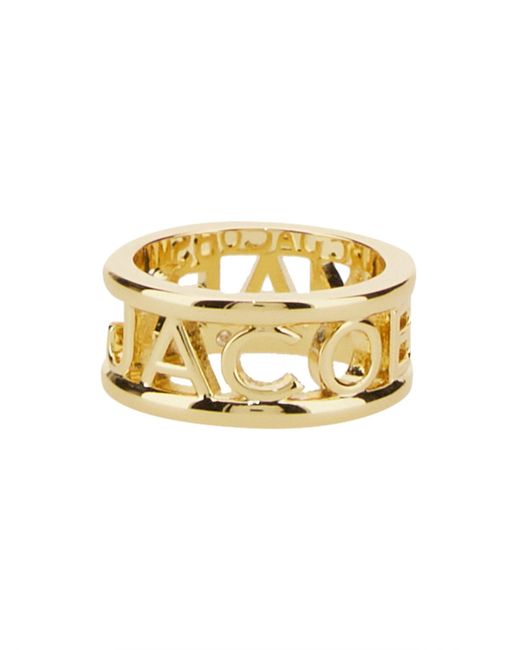 ANELLO THE MONOGRAM di Marc Jacobs in Metallic