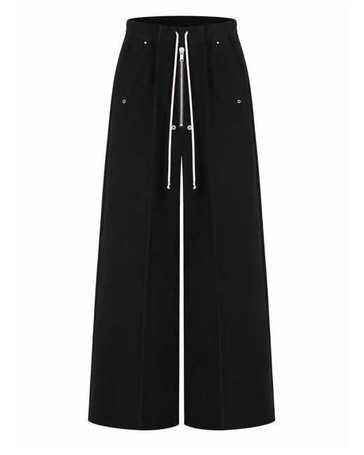 Rick Owens Black Pantalone "Wide Bela" for men