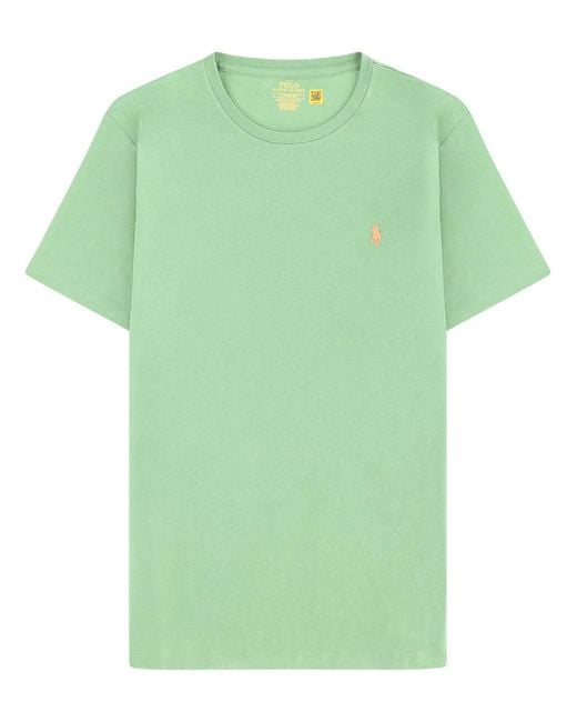 Polo Ralph Lauren Green T-Shirt With Logo for men