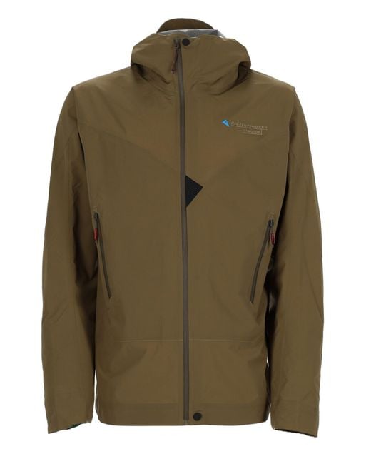 Klattermusen Green Giacca "Vingtor" Con Cappuccio for men