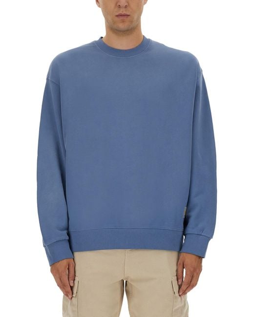 Carhartt Blue Cerulean Cotton Alumni Sweat