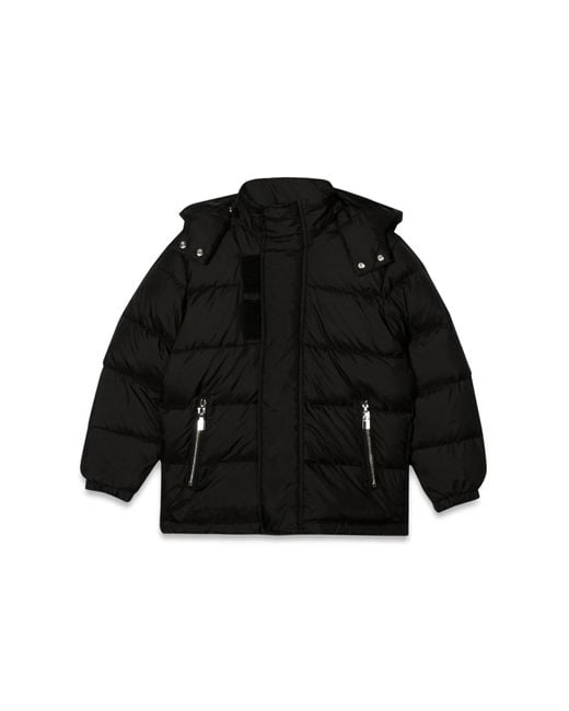 Givenchy Black Long Down Jacket With Hood