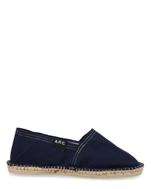 A.P.C. Blue Espadrilla