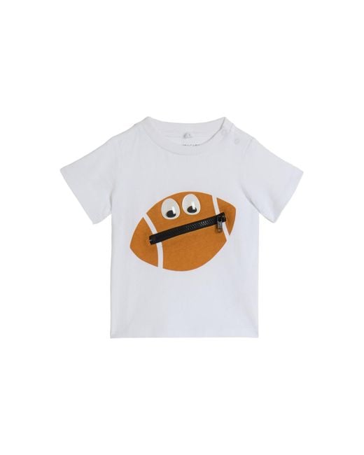 Stella McCartney White "Football" T-Shirt