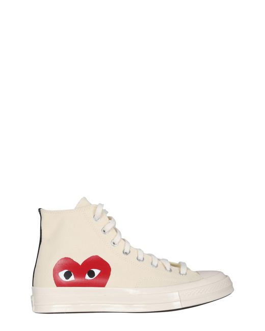 COMME DES GARÇONS PLAY White Chuck 70 High-Top Sneakers for men