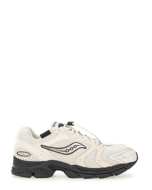 Saucony White Progrid Triumph 4" Sneakers for men