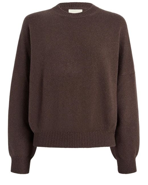 Khaite Brown Jersey "Margaux"