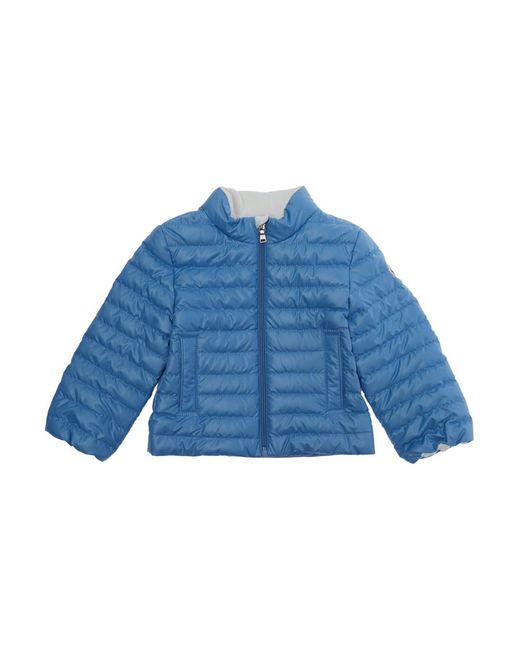 Moncler Blue Jacket With Logo
