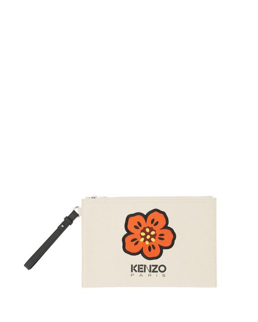 Pochette Large di KENZO in Metallic da Uomo