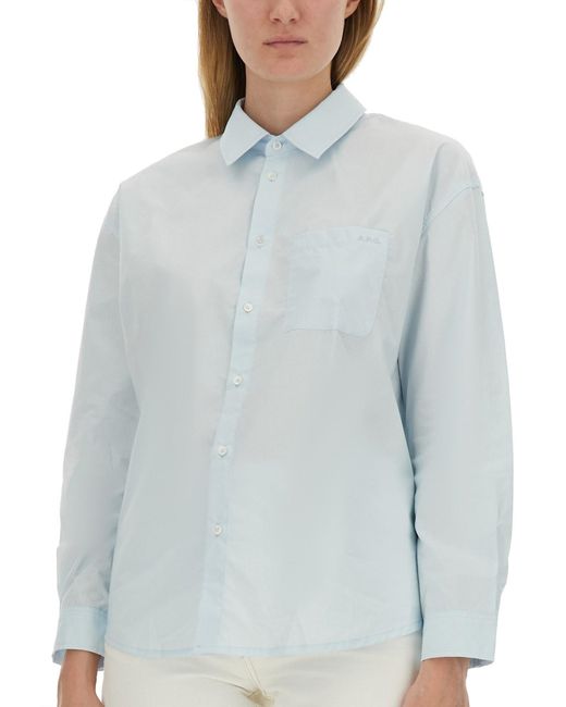A. P.C. Camicia di A.P.C. in Blue