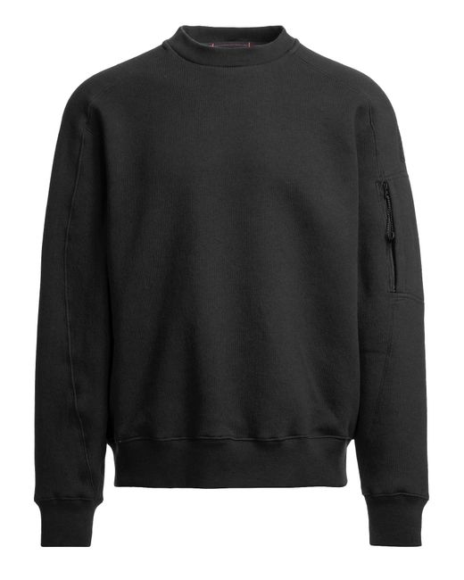 Parajumpers Black Cotton-Polyester Sweatshirt for men
