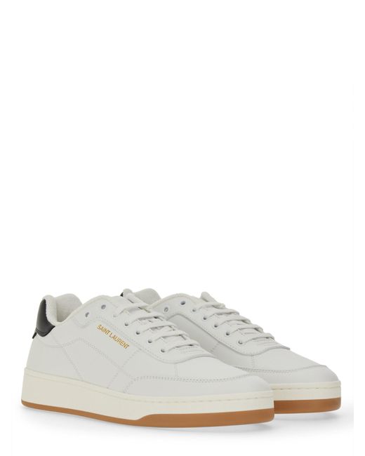 Sneaker bassa sl/61 bianca/nera di Saint Laurent in White da Uomo
