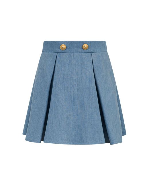 Balmain Blue Skirt