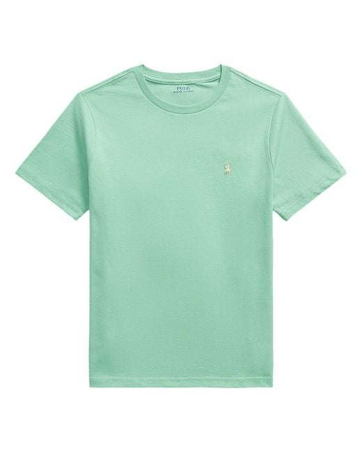 Polo Ralph Lauren Green T Shirt With Logo