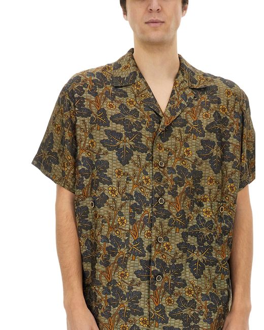 Camicia "Terry" di Uma Wang in Green da Uomo