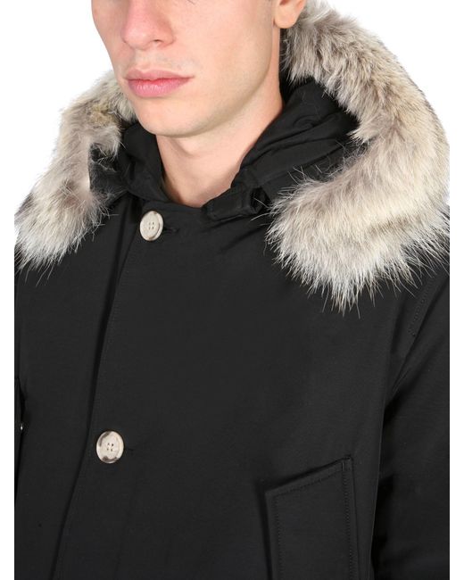 Piumino "Arctic" di Woolrich in Black da Uomo