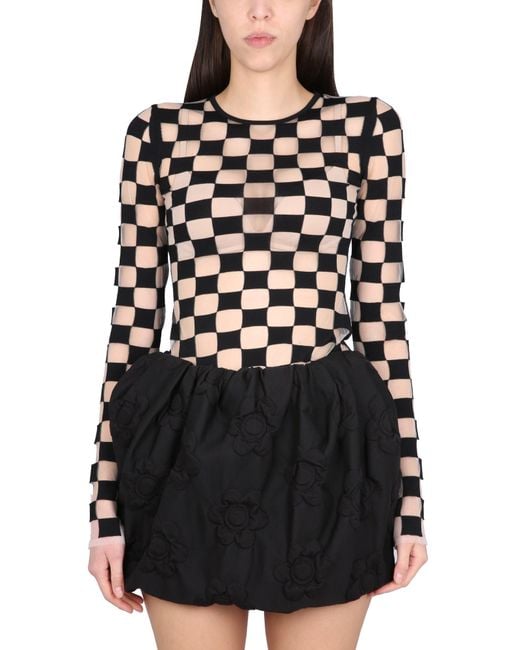 Max Mara Black Stretch Viscose Jersey