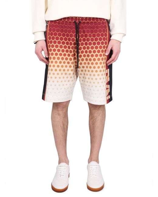 Dries Van Noten Pink Bermuda Harbor for men