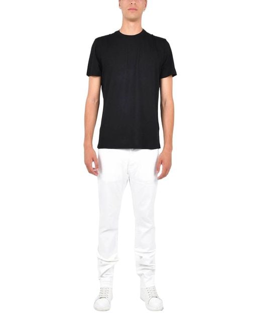 Low Brand Black Wool T-Shirt for men