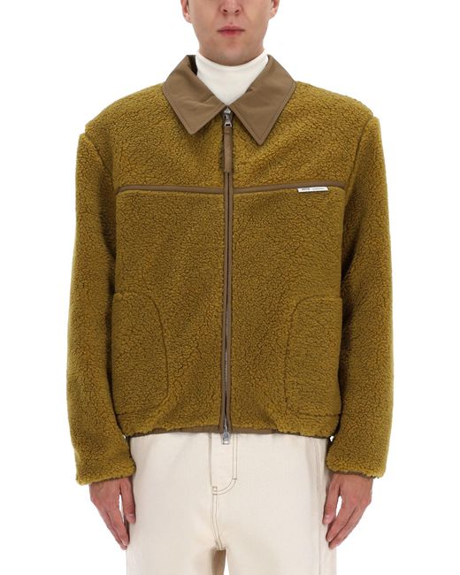 AMI Green Pile Jacket for men