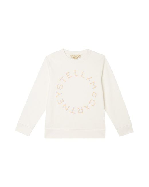 Stella McCartney White Sweatshirt With Logo