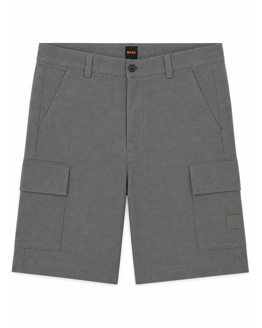 Boss Gray Shorts Cargo "Sisla" for men