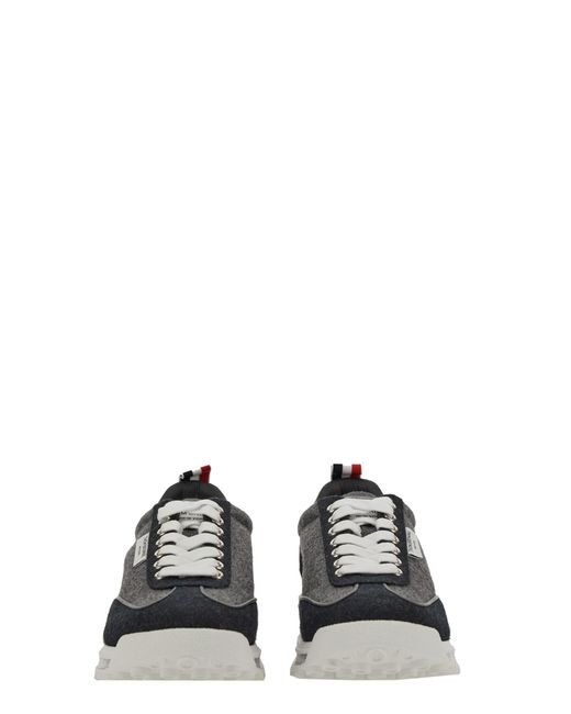 Sneaker Tech Runner di Thom Browne in White da Uomo